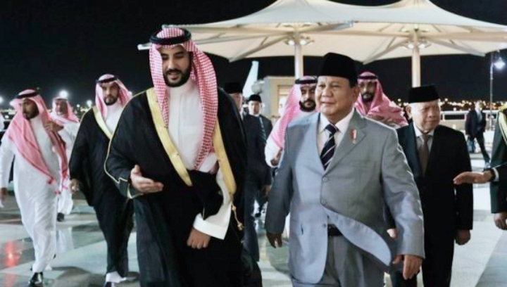 Pangeran MBS: Pertemuan Dengan Presiden Terpilih Indonesia Prabowo Subianto Djojohadikusumo 