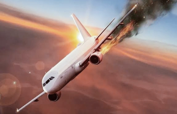 Jatuh & Terbakar:Pesawat Jet Pribadi Waktu Lepas Landas