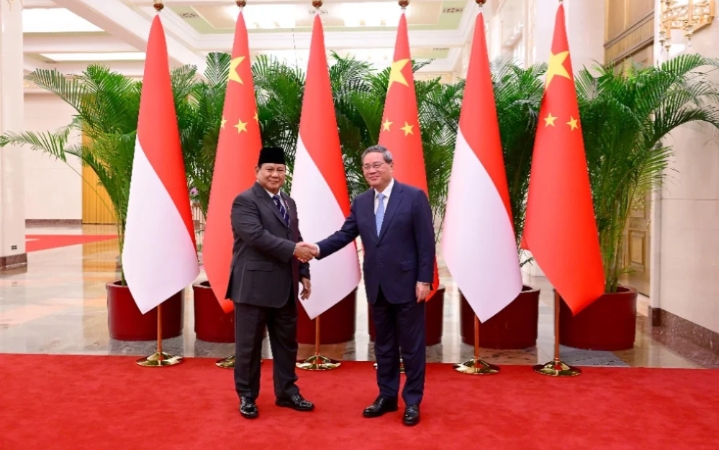 REPUBLIK INDONESIA - REPUBLIK CHINA : Prabowo-Xi Jinping Menghadiri Penandatanganan 7 Bilateral