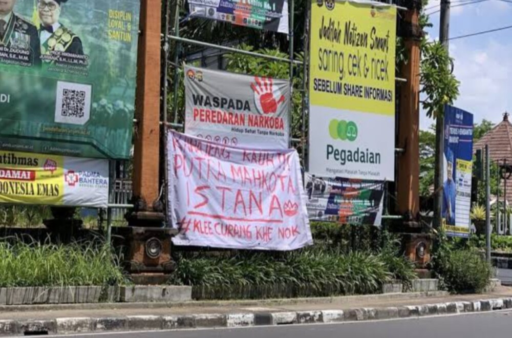 Gibran Rakabuming Raka Kampanye di Bali, Disambut Spanduk Berisi Sindiran.