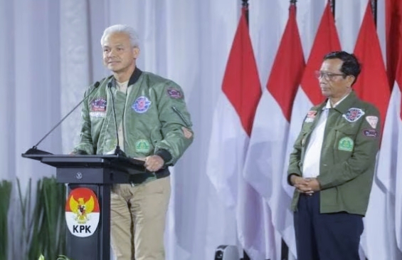 GANJAR PRANOWO DAN MAHFUD MD SEPAKAT!Berantas Korupsi Karena Indonesia 2024, Bermartabat Dan Unggul 