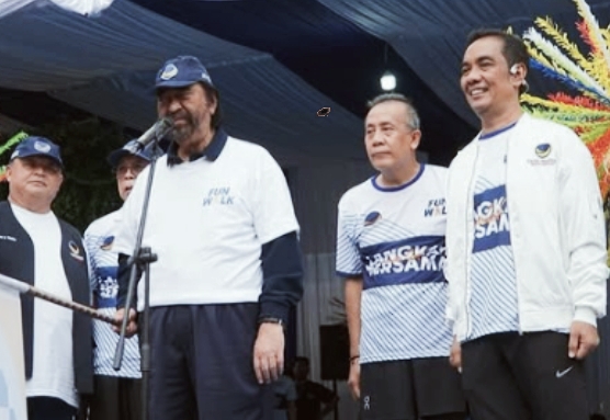 Putusan MKD DPR:Surya Paloh Hormati  Ahmad Sahroni dan Nafa Urbach