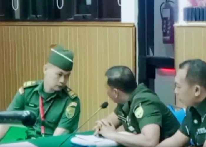 Dipecat dari Militer:Peltu Yun  Hery  Lubis Divonis 3,5 Tahun 