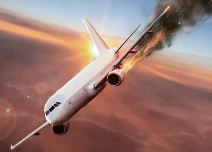 Jatuh & Terbakar:Pesawat Jet Pribadi Waktu Lepas Landas