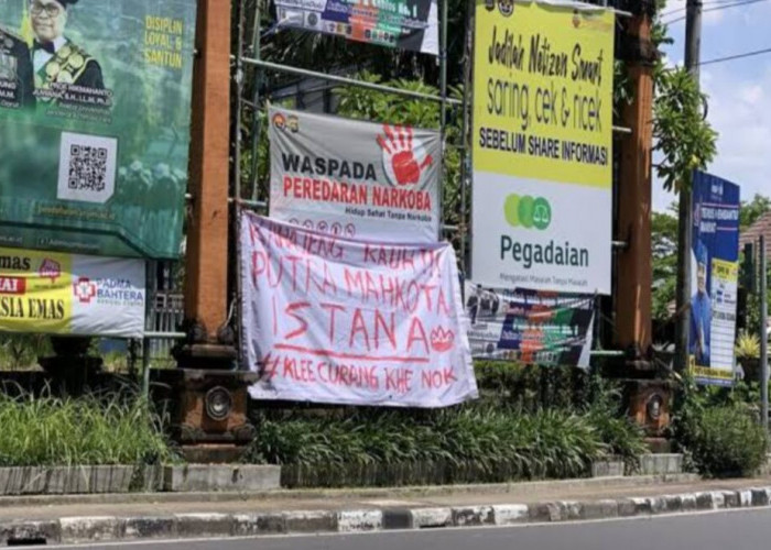 Gibran Rakabuming Raka Kampanye di Bali, Disambut Spanduk Berisi Sindiran.