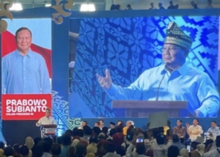 Kehadiran Prabowo Di Pekan Baru,Di Sambut Relawan Prabowo -Gibran Dengan Semangat Juang