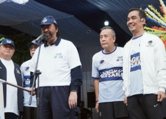 Putusan MKD DPR:Surya Paloh Hormati  Ahmad Sahroni dan Nafa Urbach