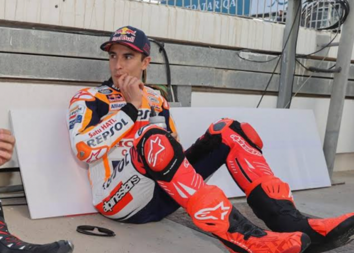 Usai Terjatuh di Sirkuit Qatar, Marc Marquez Pastikan Kondisinya Baik-baik Saja